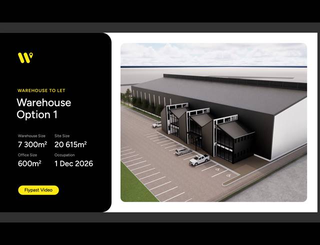 3,900M² WAREHOUSE TO LET IN KLAPMUTS